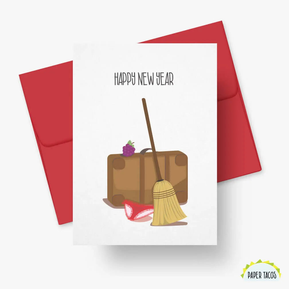 New Years Greeting Card