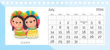 2024 Paper Tacos® Desk Calendar