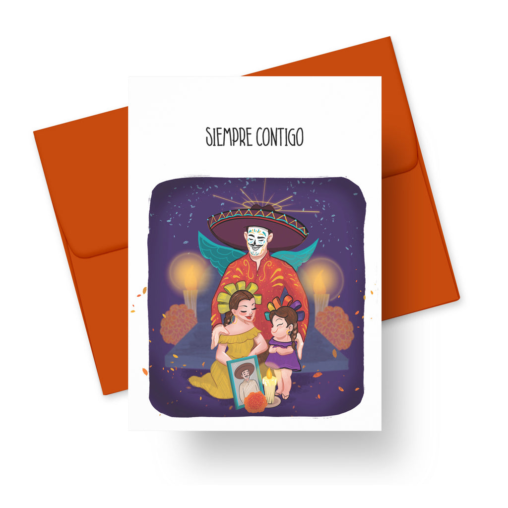 Siempre Contigo Paper Tacos Spanish Greeting Cards