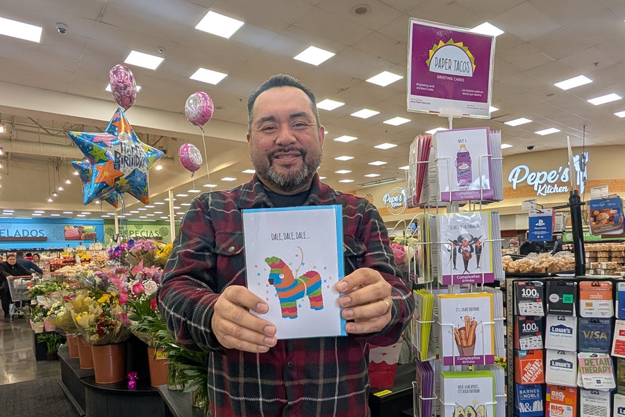 Mexican Greeting Cards at El Super! Now in 71 Stores.