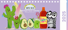 2025 Paper Tacos® Desk Calendar