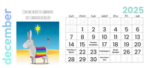 2025 Paper Tacos® Desk Calendar