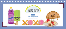 Paper Tacos® 2026 Desk Calendar – Presale! Ships Nov 21 – Perfect Stocking Stuffer