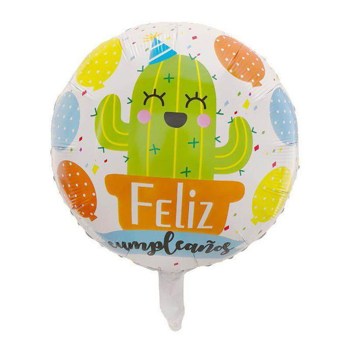 Feliz Cumpleaños Balloon - Cactus Globo