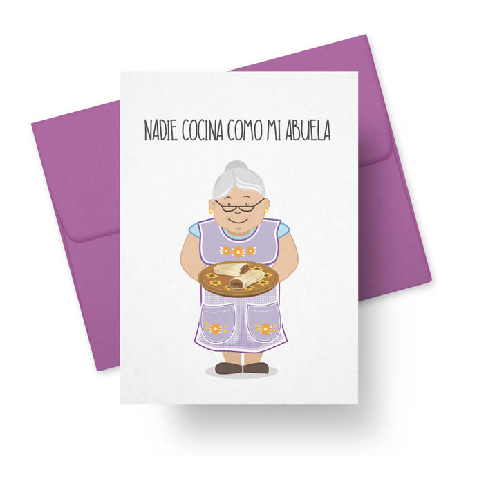 Cocina de abuelita - Spanish Mother's Day Card for grandma