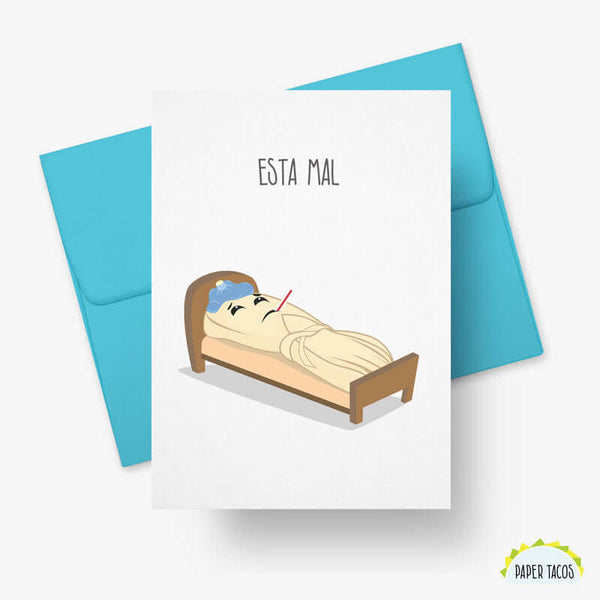 Tamales Get Well Soon Greeting Card