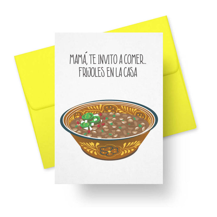 Frijoles en la casa - Spanish Mother's Day Card