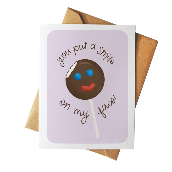 You Put a Smile on My Face - Spanish Love & Friendship greeting card