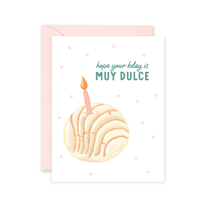 Muy Dulce Bday Spanish Greeting Card