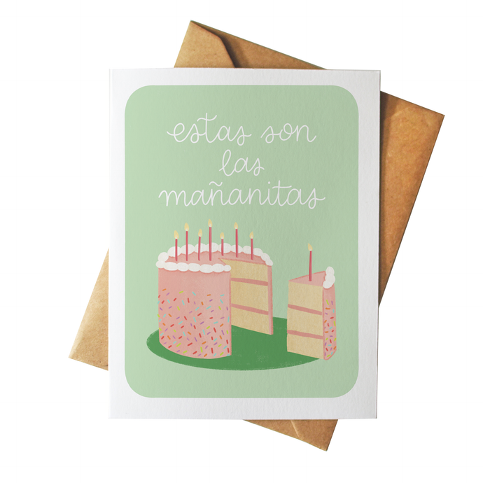 Estas Son Las Mañanitas - Spanish birthday card